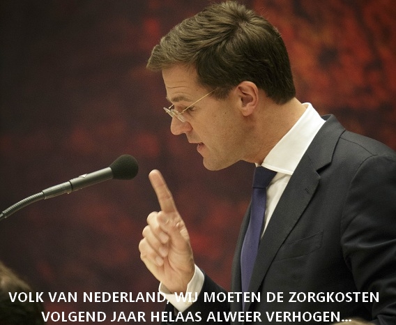 Premier Rutte legt regeringsverklaring af